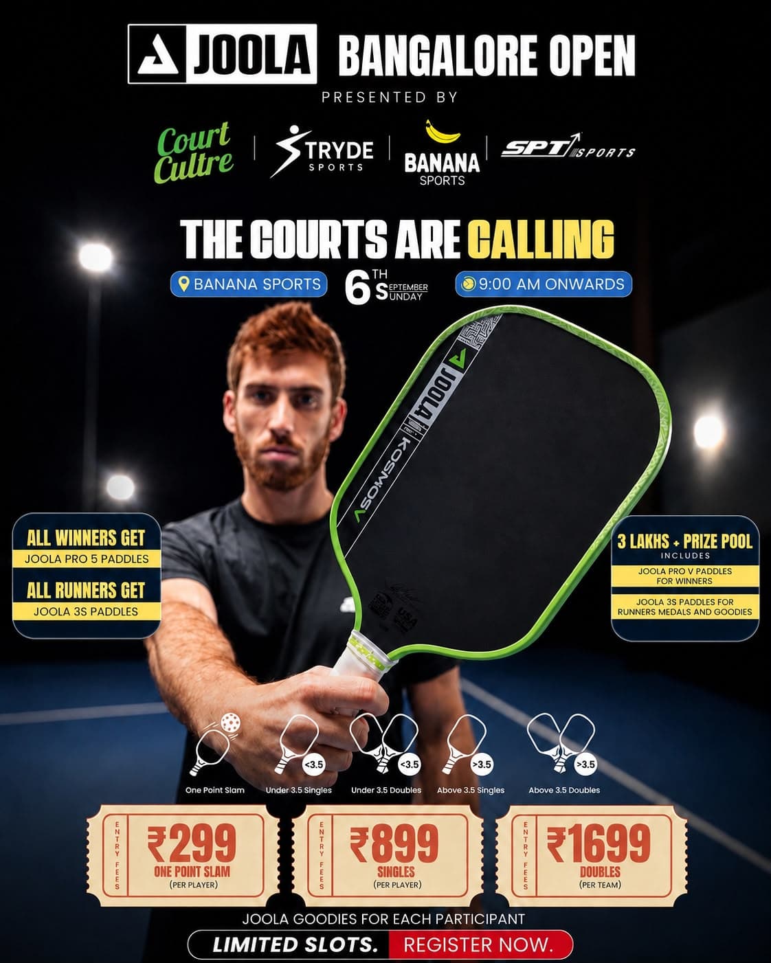 JOOLA Bangalore Open poster